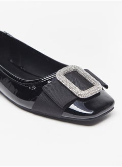 Celeste Women's Embellished Square Toe Ballerina Shoes  - Image 5