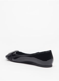 Celeste Women's Embellished Square Toe Ballerina Shoes  - Image 3