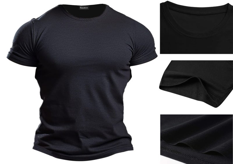 ReedCA Roaring Gorilla - Mens Bodybuilding T-Shirt - Gym Training Top Fashion Workout Hipster Shirt Fitness(Green,L) - Image 5