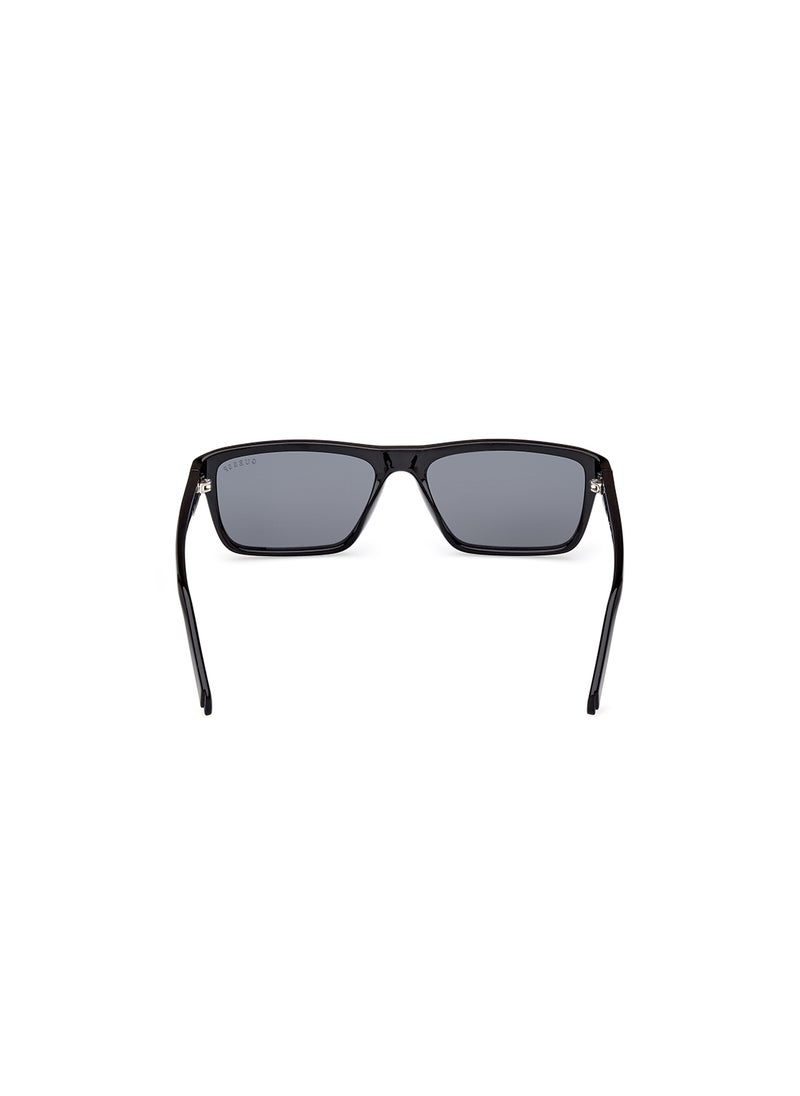 Men's Polarized Rectangular Sunglasses - GU0008501D55 - Lens Size: 55 Mm