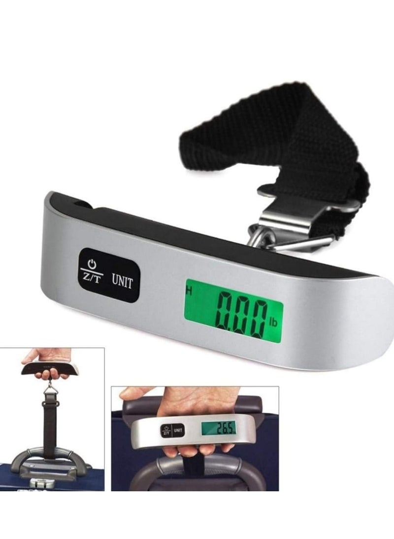 Generic - Digital Luggage Scale, LCD Display 50Kg 10G Electronic Portable Handheld Baggage Scale With Hook for Travel, Suitcase or Carry Bag - Image 1