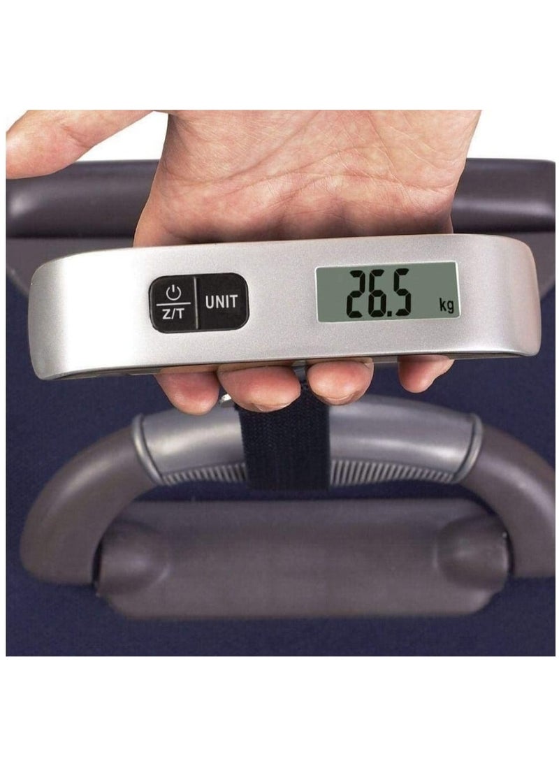 Generic - Digital Luggage Scale, LCD Display 50Kg 10G Electronic Portable Handheld Baggage Scale With Hook for Travel, Suitcase or Carry Bag - Image 1