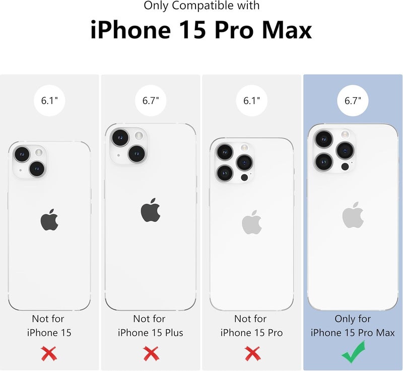 Home & light industrial compatible Magnetic Case for iPhone 15 Pro Max, Polka Dot Phone Case Cute for Girl Women, Compatible with Magsafe, Hard PC+Soft TPU Protective Phone Cover for iPhone 15 Pro Max-Wine Red | Built in Magnetic Support Magnetic Accessory | Cute Polka Dot Pattern | Hard PC Back+Soft Layer Dual Protective Phone Case Global upgraded practical design - Image 2