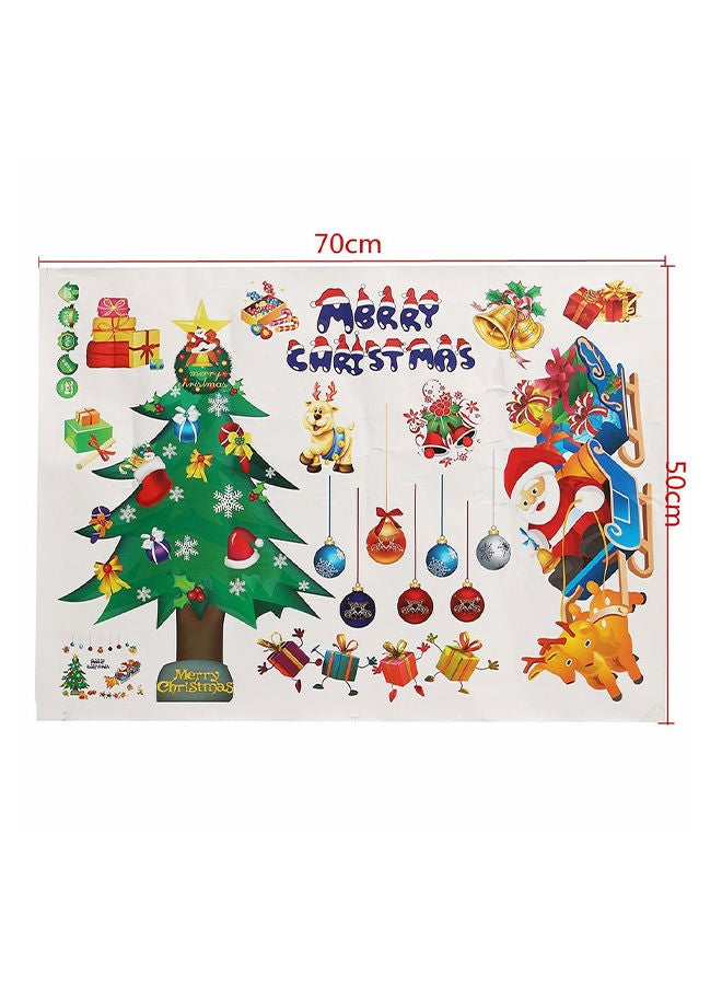 NIBEMINENT Cartoons Wall Sticker Multicolour 70 x 50centimeter - Image 2