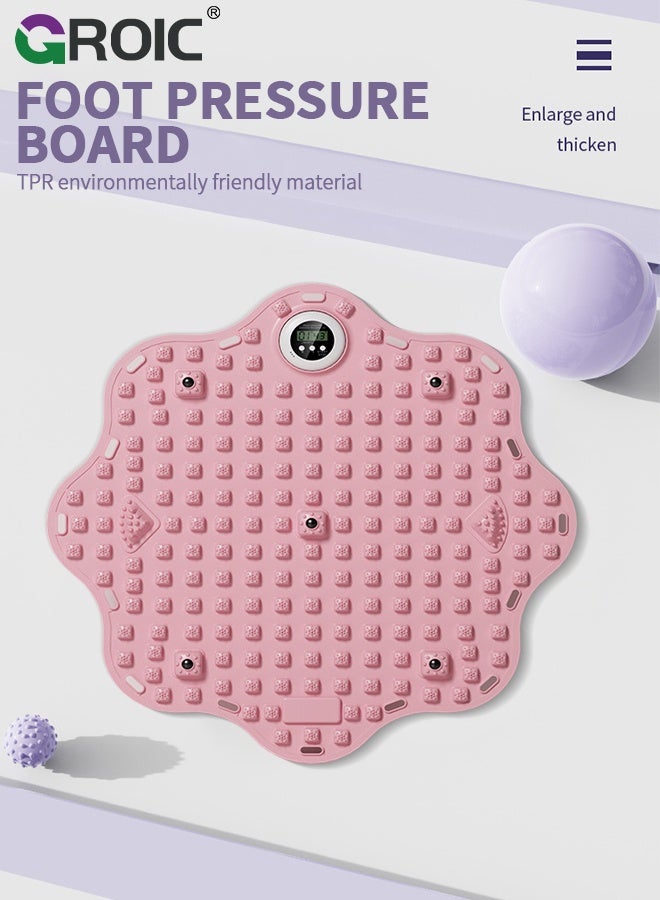 GROIC Foot Massage Mat with Timer, Feet Massage Pad Bathroom Mat Anti Slip Outdoor Massage Mat, Reflexology Walk Massage Mat Multifunctional Relaxing Pressure Leg Pain Tool - Image 4