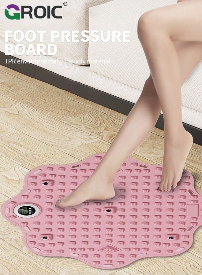 GROIC Foot Massage Mat with Timer, Feet Massage Pad Bathroom Mat Anti Slip Outdoor Massage Mat, Reflexology Walk Massage Mat Multifunctional Relaxing Pressure Leg Pain Tool - Image 3