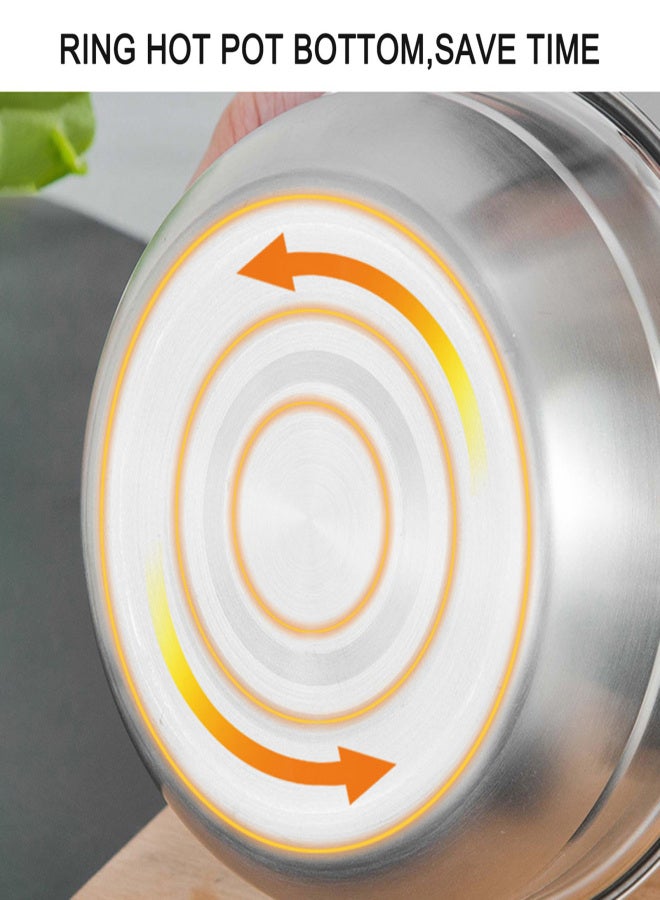 Stainless Steel Pot Glass Vented Lid Set Safe and Durable - Image 2