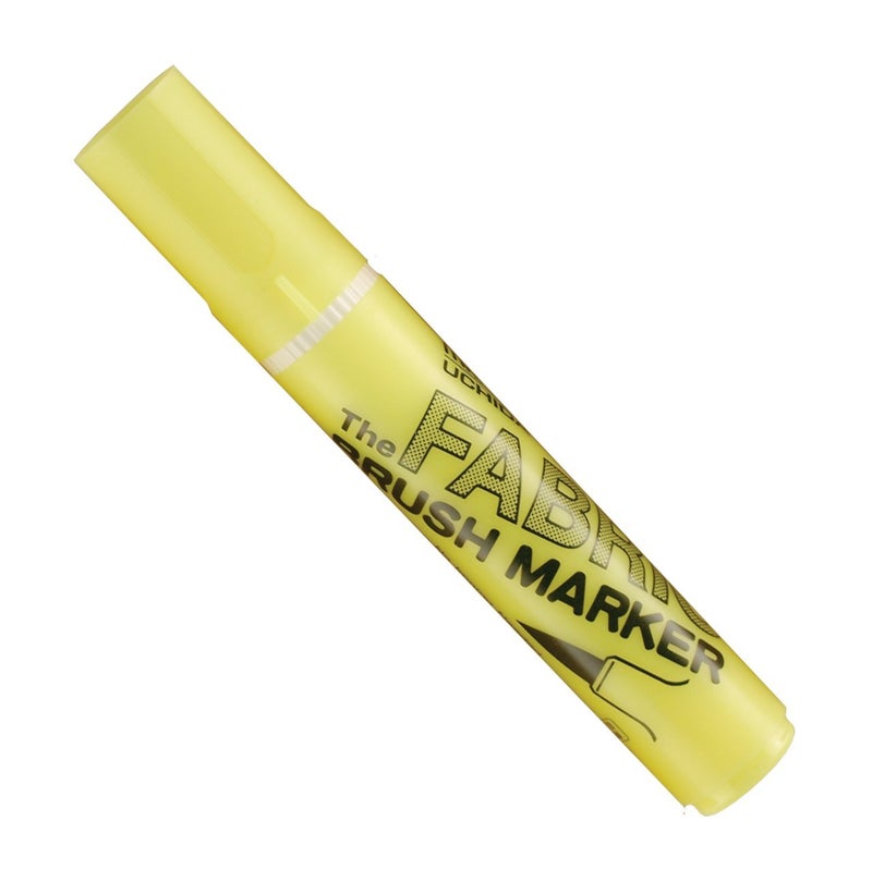 UCHIDA 722-C-F5 Marvy Fabric Brush Point Marker, Fluorescent Yellow, 1 Count (Pack of 1) - Image 5