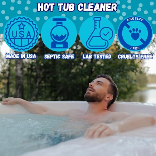 Ahh-Some - Hot Tub Cleaner & Purge Packet | Clean Pipes, Jet Line & Jets Gunk Build Up | Clear & Soften Water for Hot Tub, Jetted Tub, Swim Spa | Top Clarifier Up To 450 Gallons Of Water (Pack of 4) - Image 3