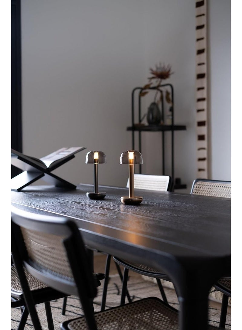 Humble Two Wireless Portable LED Gold Smoke Shade Table Light Dimmable Mood Lighting Indoor Outdoor Cosy Warm Long Lasting Dining Home Garden Waterproof Design IP65 - Image 5