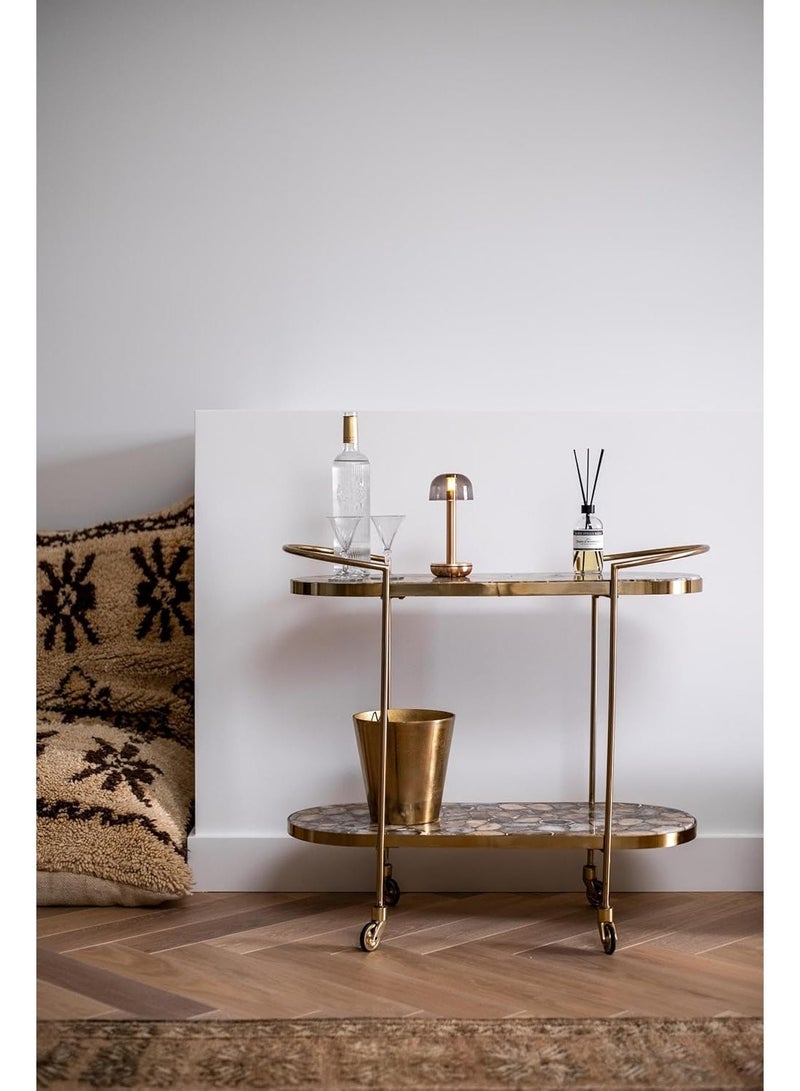 Humble Two Wireless Portable LED Gold Smoke Shade Table Light Dimmable Mood Lighting Indoor Outdoor Cosy Warm Long Lasting Dining Home Garden Waterproof Design IP65 - Image 4