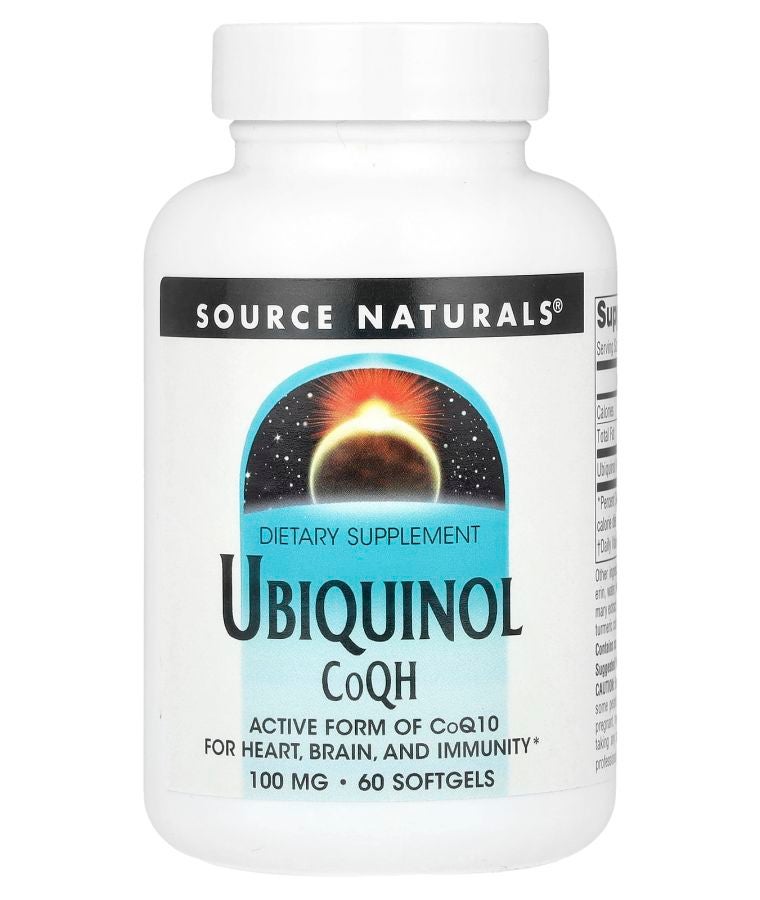 Ubiquinol CoQH 100 mg 60 Softgels