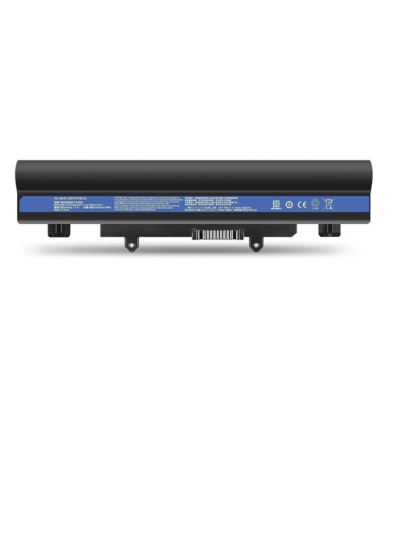 زيكسين بطارية بديلة جديدة للكمبيوتر المحمول AL14A32 لجهاز Acer Aspire E1-571 E5-571 E5-411 E5-421 E5-511 E5-521 V3-472 V3-572 E14 E15 Touch Extensa 2509 2510 - Image 2