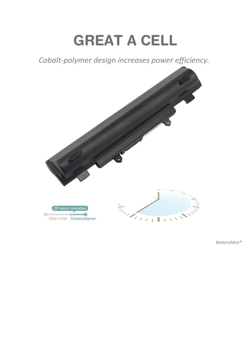 زيكسين بطارية بديلة جديدة للكمبيوتر المحمول AL14A32 لجهاز Acer Aspire E1-571 E5-571 E5-411 E5-421 E5-511 E5-521 V3-472 V3-572 E14 E15 Touch Extensa 2509 2510 - Image 3