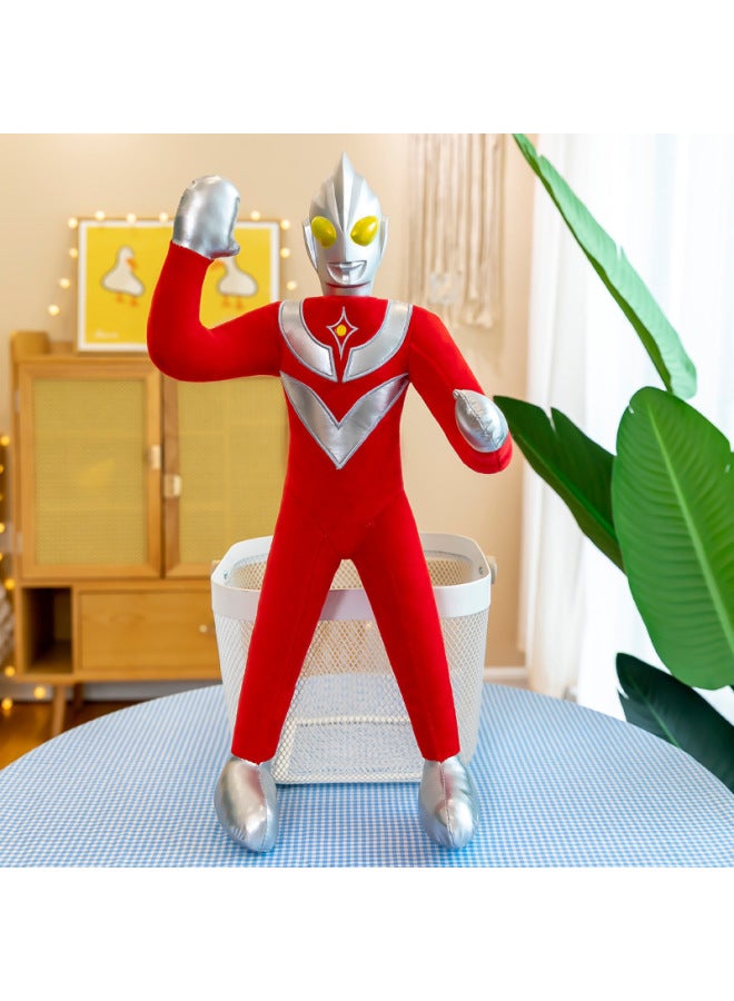 Ultraman Doll Rag Doll Anime Plush Doll Large Rag Doll For Boys Birthday Gift-Color:Tyro Red-Height:50cm - Image 1