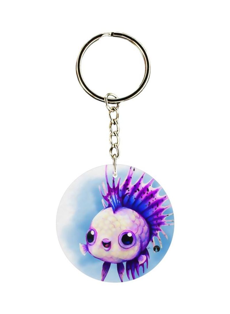 RKN Ocean Fish Printed Keychain