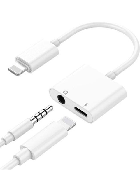 IPHONE 7-8-Plus Series Lightning Headphone + Charger Converter Adapter