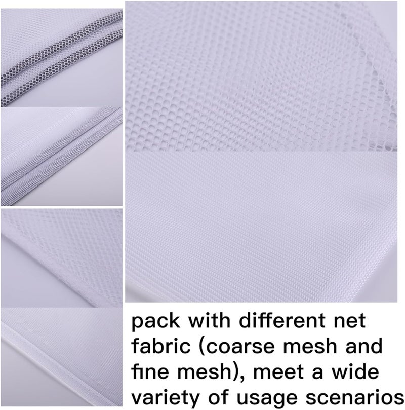 Kimmama XL Large Mesh Laundry, Heavy Duty Big Hole Coarse Mesh Bag with Drawstring Strap,24 x 36" White Travel Storage Bag for Clothes,Camping,Laundromat,Dorm,College,Carrying - Image 5