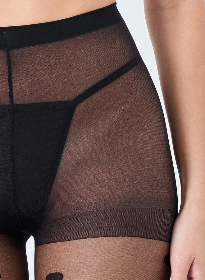 Styli Styli Polka Dot Design Stockings