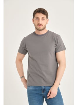 Four Man 2 Pieces Men's 100% Cotton Standard Pattern Non-Wrinkle Plain Color Basic T-Shirt  - Image 5