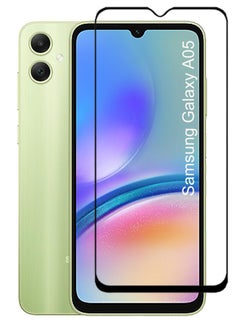 Samsung Galaxy A05-Tempered Glass Screen Protector – High Transparency, Delicate Touch, Anti-Explosion, Smooth Arc Edges, Easy Installation, 9H Hardness HD Tempered Glass Screen Protector 99% Transparency with device's original screen clarity and brightness