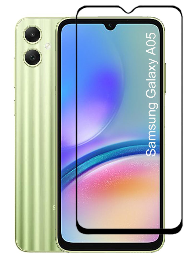 Generic - Samsung Galaxy A05-Tempered Glass Screen Protector – High Transparency, Delicate Touch, Anti-Explosion, Smooth Arc Edges, Easy Installation, 9H Hardness HD Tempered Glass Screen Protector 99% Transparency with device's original screen clarity and brightness - Image 1