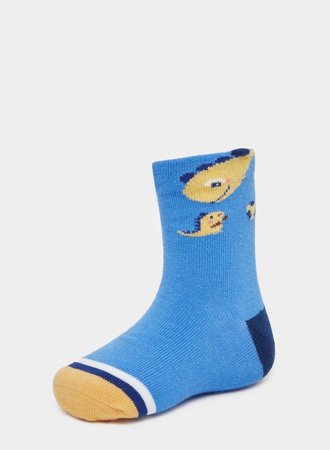 Styli Set of 5 - Printed Crew Socks - Image 1