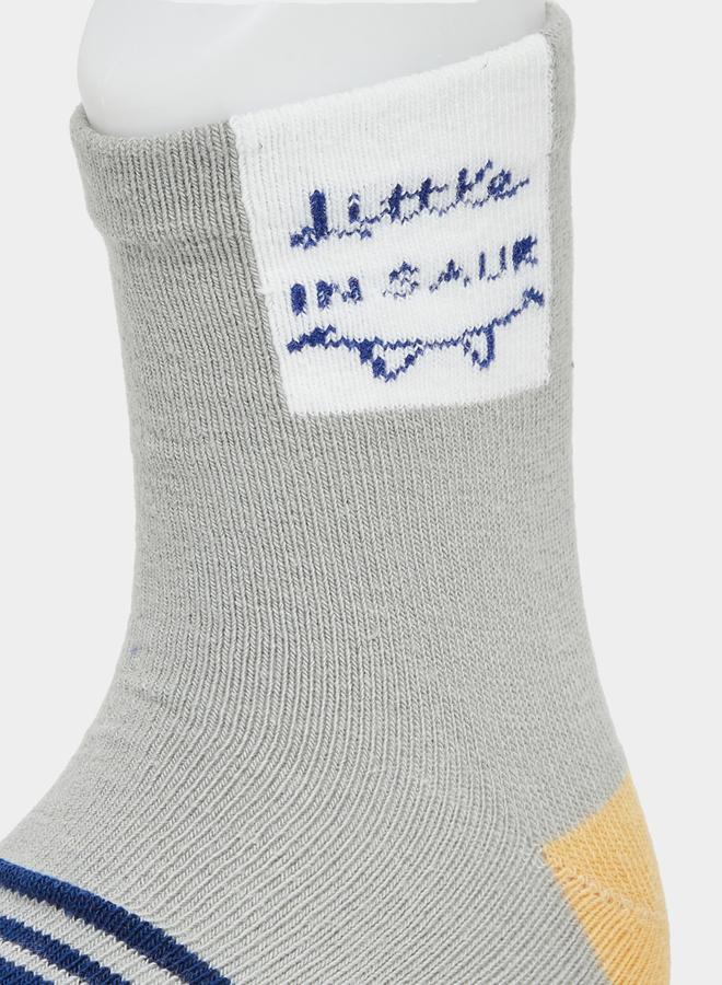 Styli Set of 5 - Printed Crew Socks - Image 4