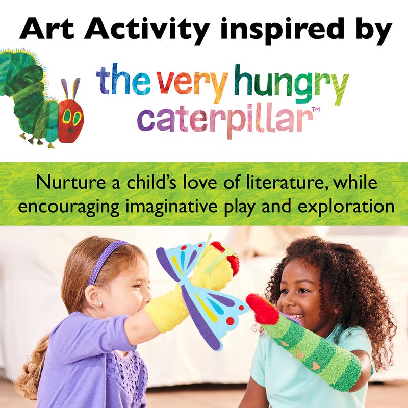 Creativity for Kids The Very Hungry Caterpillar Story Puppets: Sock Puppet Kit for Toddlers from The World of Eric Carle, Crafts for Kids Ages 3-5+ - Image 4