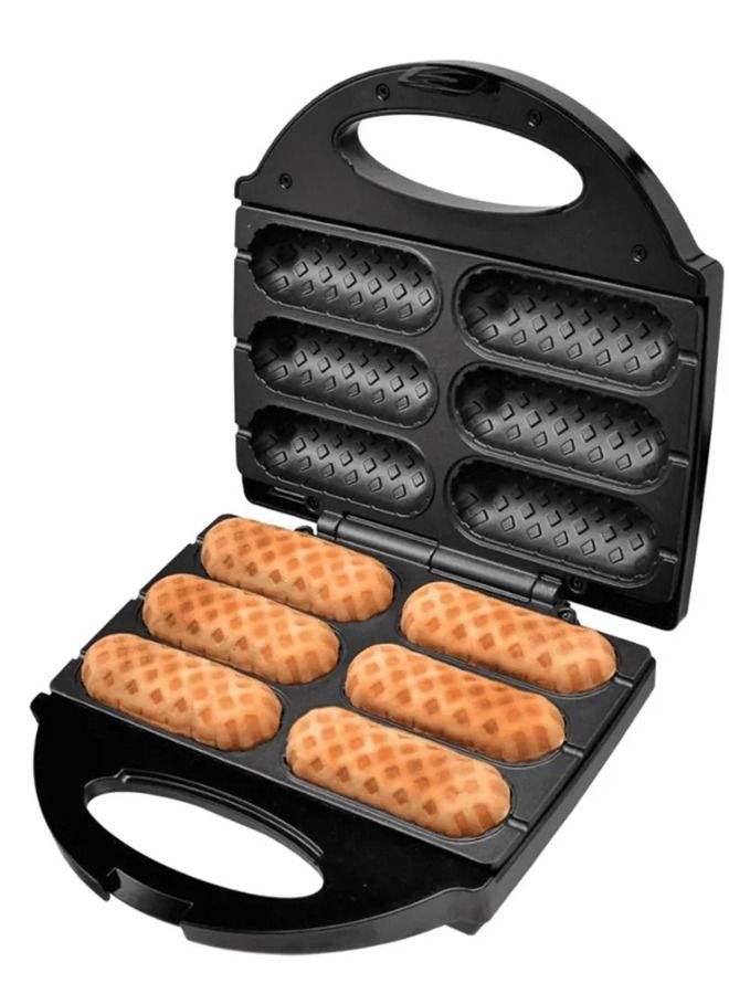 Home Master Hot Dog kebab and Waffle Maker Machine HM-358 black - Image 3