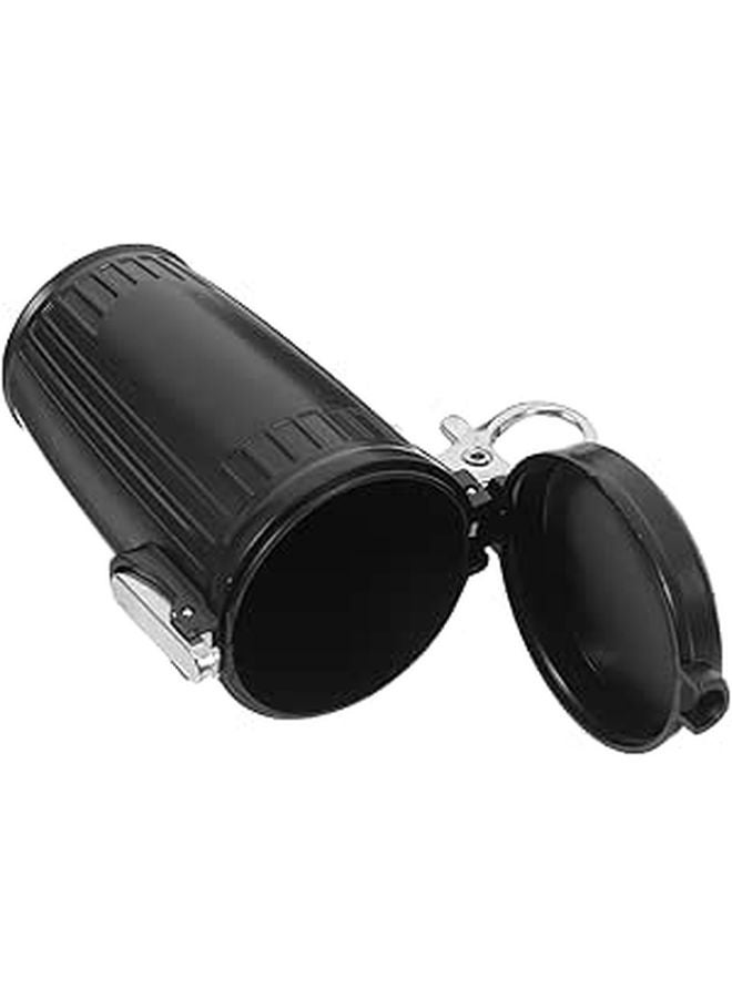 Mini Car Ashtray With Lid Portable Sealed Trash Can For Outdoor Travel Vehicle Use - Image 1