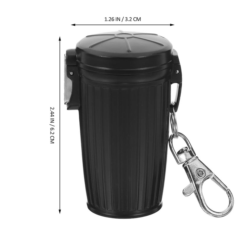 Mini Car Ashtray With Lid Portable Sealed Trash Can For Outdoor Travel Vehicle Use - Image 5