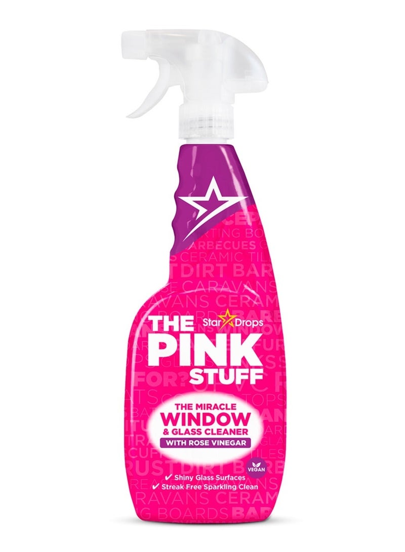 The Miracle Window And Glass Cleaner With Rose Vinegar