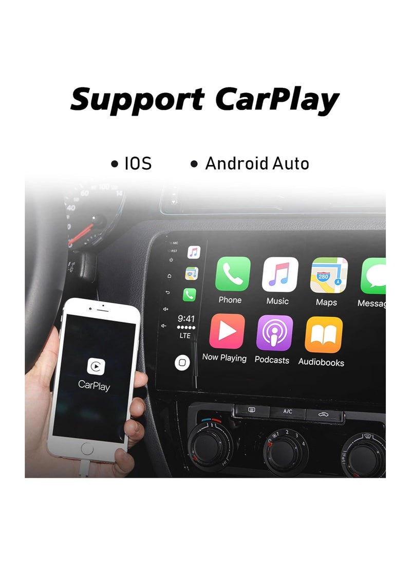 SHEZA STAR - Android Screen For Toyota Yaris 2014 To 2017 4GB RAM 64GB Memory Support Apple Carplay Android Auto Full HD Touch Screen 10 Inch built In Bluetooth USB Radio WiFi Play Store Backup Camera included - Image 1