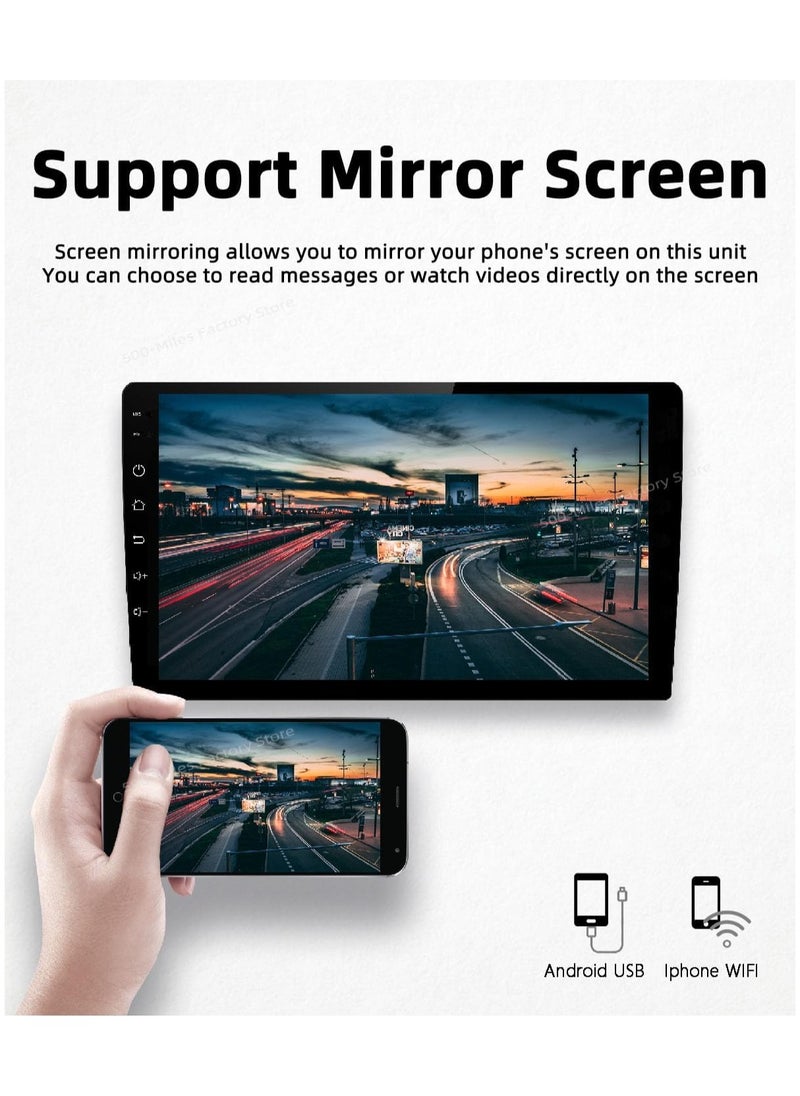 SHEZA STAR - Android Screen For Toyota Yaris 2014 To 2017 4GB RAM 64GB Memory Support Apple Carplay Android Auto Full HD Touch Screen 10 Inch built In Bluetooth USB Radio WiFi Play Store Backup Camera included - Image 1