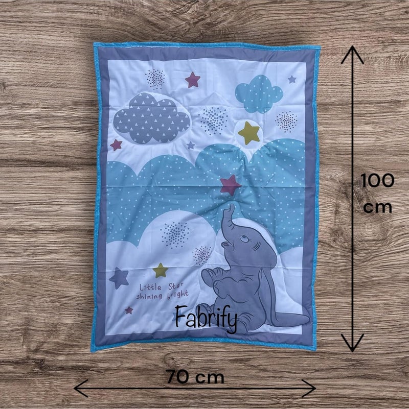 Fabrify 100 Cotton Baby Printed Mattress Godadi Rilka Bed Crib Cot Sheet Design 7 70x50 - Image 2