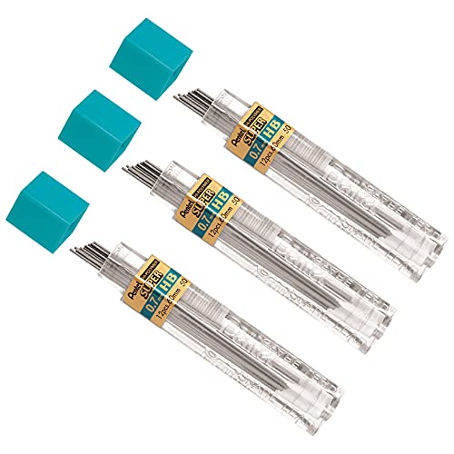 Pentel 399782 Super Hi-Polymer Lead Refills 0.7mm HB 36 Leads - Image 2