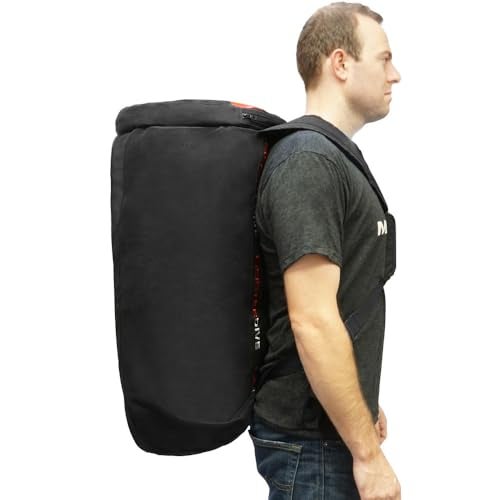Meister Mesh Duffel Backpack Dive Bag w/Dry Pocket for Scuba & Snorkeling - Black, Black, X-Large 29" x 15" x 15" (74 x 38 x 38cm), Versatile - Image 3