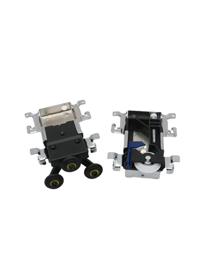 Bottom Wheel Sliding Door Parts Top Bottom Pulleys Rail Kits Cabinet Suspension Wheels - Image 2