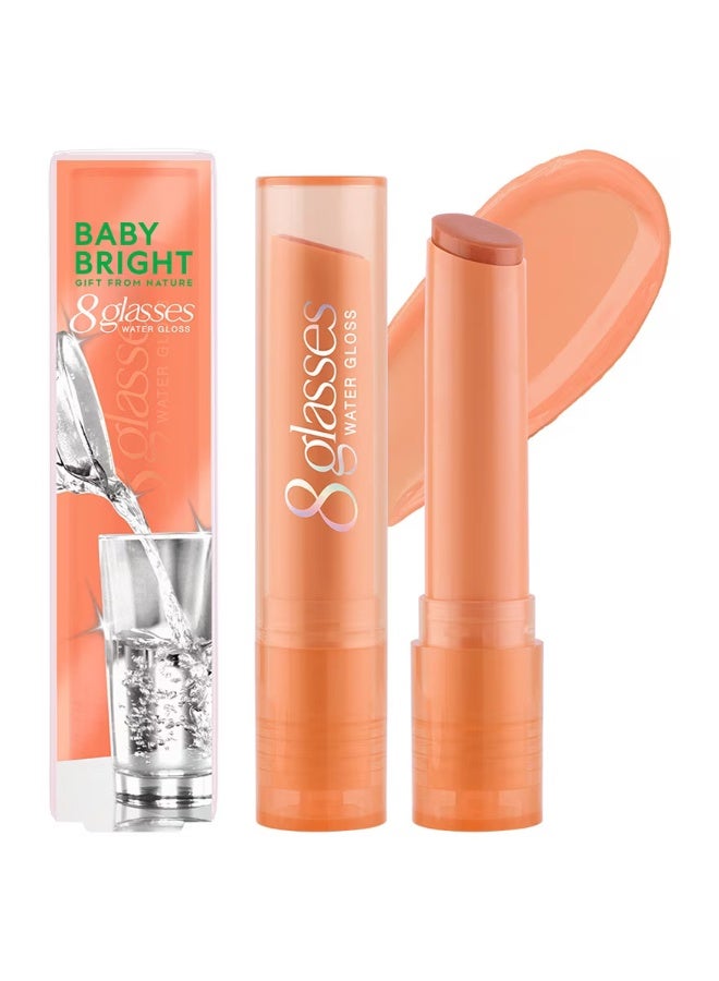 Baby Bright Baby Bright Lip Gloss Balm – 8 Glasses Water Gloss | Ultra Hydration, Soft Shine, Non-Sticky Formula  - Image 1