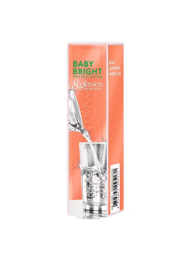 Baby Bright Baby Bright Lip Gloss Balm – 8 Glasses Water Gloss | Ultra Hydration, Soft Shine, Non-Sticky Formula  - Image 2