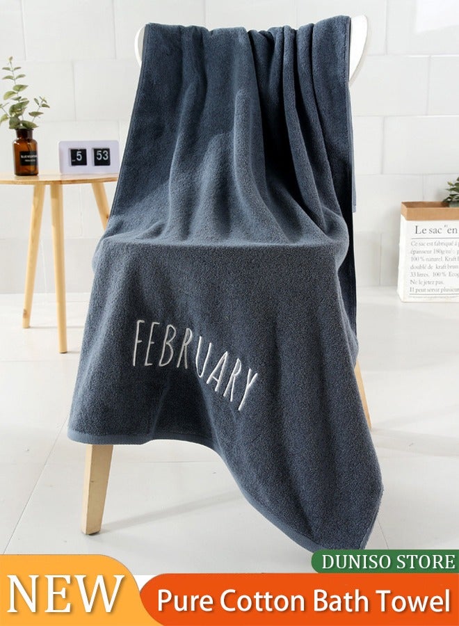 منشفة استحمام كبيرة فاخرة، مجموعة - مناسبة للبشرة الحساسة والاستخدام اليومي - منشفة ناعمة، سريعة الجفاف وذات قدرة امتصاص عالية للحمام، الصالة الرياضية، الفندق والسبا - 70×140 سم - Image 2