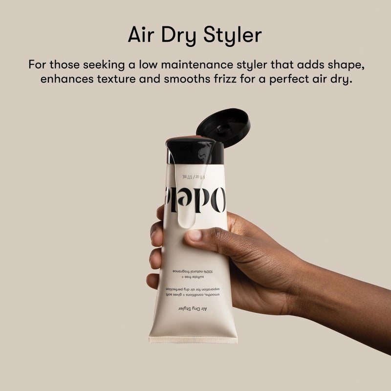 Odele Air Dry Styler, No-Heat Styling Gel to Smooth Frizz, Define and Condition Strands, for Straight, Wavy, and Curly Hair Types, 6 oz - Image 2