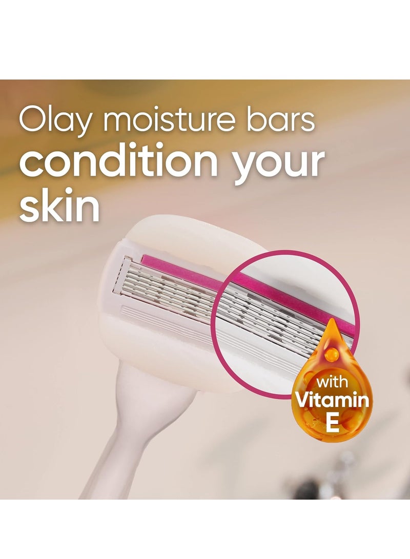 Gillette شفرات حلاقة جيلت فينوس كومفورت غلايد مع أولاي سكر بيري للنساء، 4 قطع - Image 3