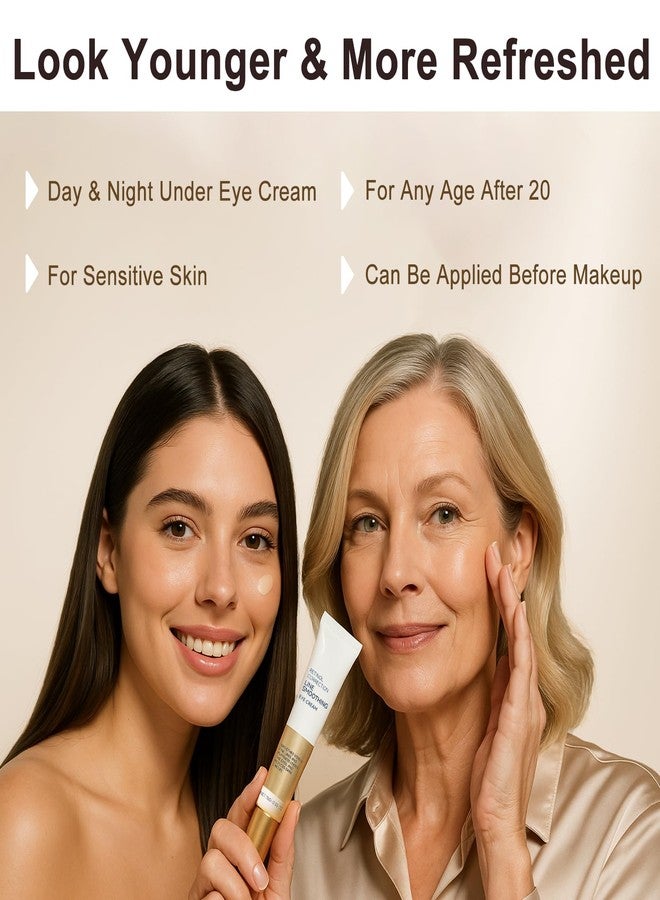 EELHOE Retinol Eye Cream for Dark Circles and Puffiness, Anti-Aging Under Eye Cream with Retinol and Hyaluronic Acid, Reduces Bags and Fine Lines, Rapid Wrinkle Repair 0.53 OZ - Image 4