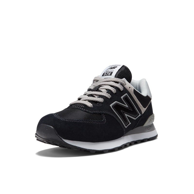 New Balance Mens 574 Core Sneaker BlackWhite 115