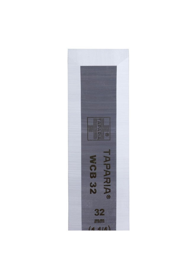 Taparia WCB32 Steel (32mm) Bevelled Edge Chisel (Blue and Silver) - Image 3