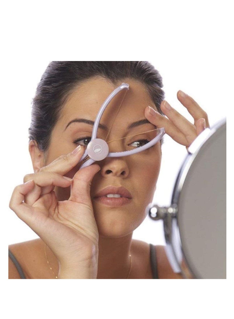 Generic Threading Tool, Threading Tweezers Kit for Women, Eyebrow, Face, Chin, and Upper Lip with an Easy and Quick Threading Mechanism [1 with 10 Threads]  - Image 2
