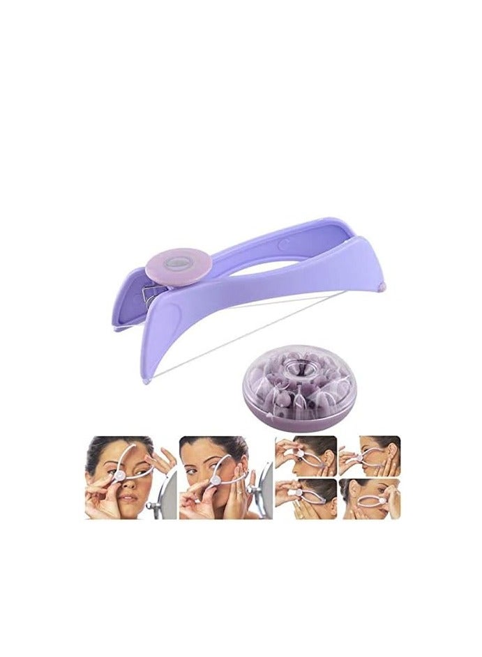 Generic Threading Tool, Threading Tweezers Kit for Women, Eyebrow, Face, Chin, and Upper Lip with an Easy and Quick Threading Mechanism [1 with 10 Threads]  - Image 4