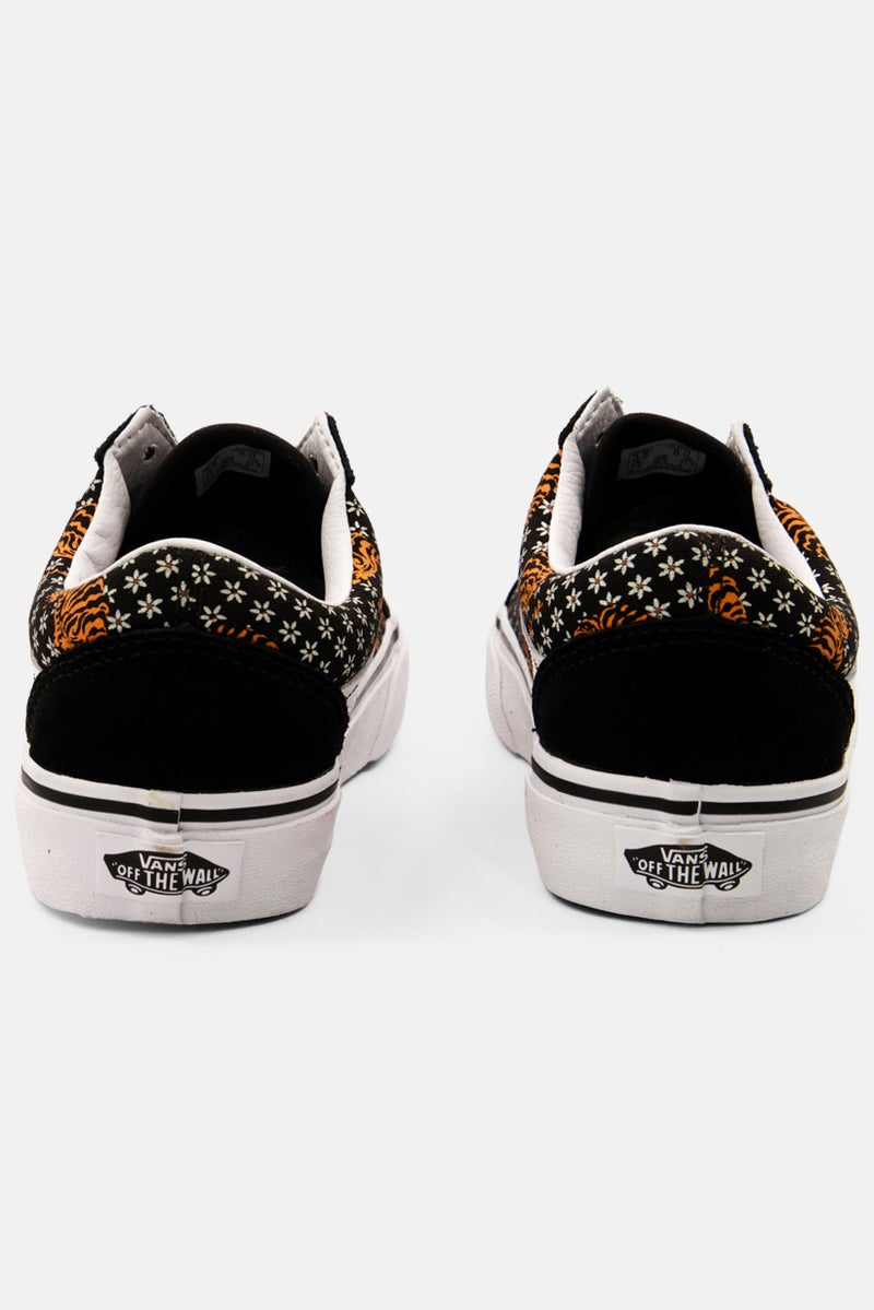 VANS أحذية كاجوال للأطفال الأولاد من نوع أولد سكول، أسود/أبيض - Image 2